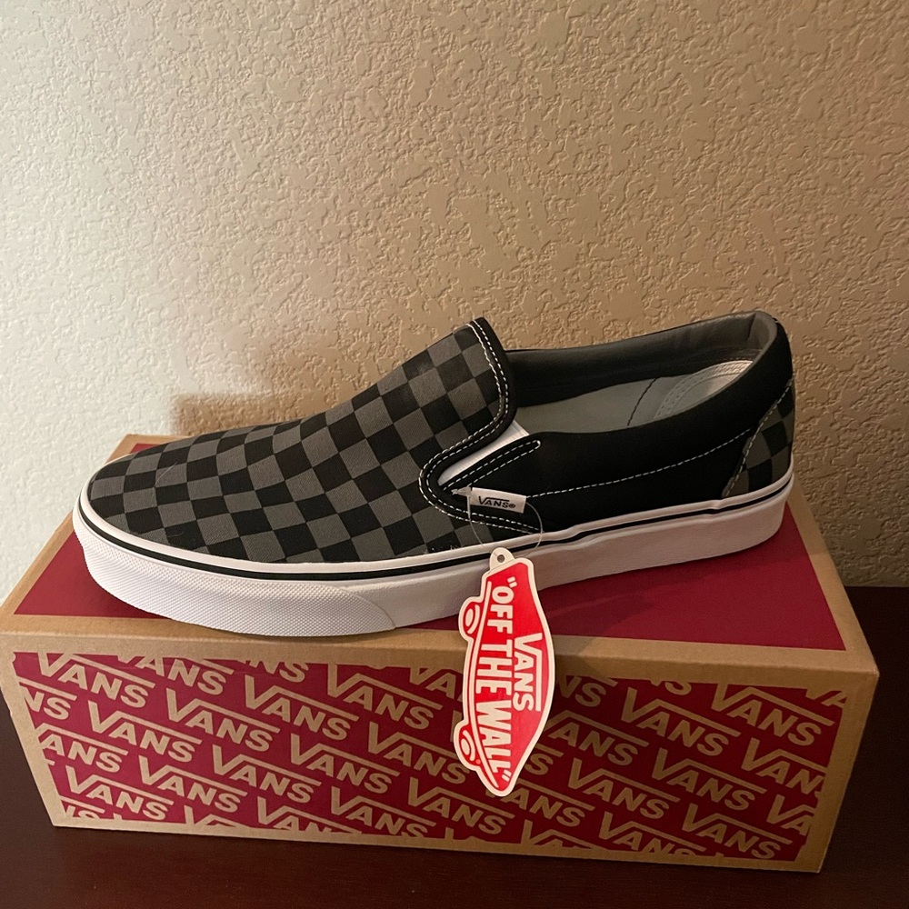 VANS SLIP-ON CHECKERBOARD SHOE